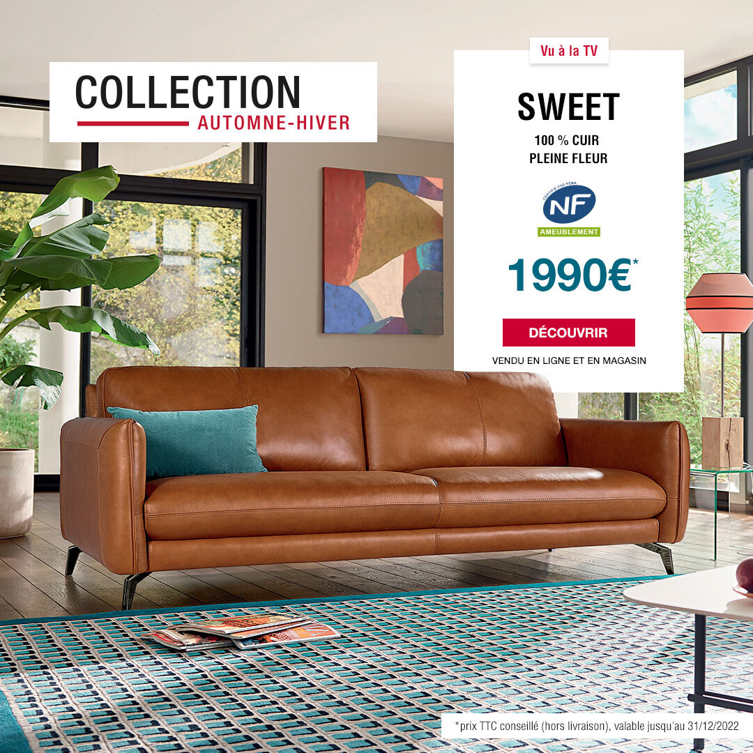 Canapé D'angle Convertible En Cuir TOSCANIA MINI 250 X 170 Cm En Plusieurs Couleurs