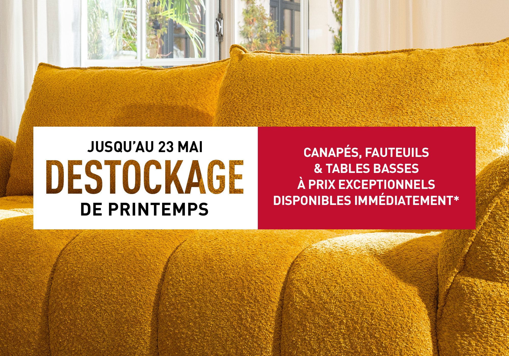 Destockage de Printemps